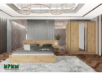 Спален комплект Сити 7074 (дъб артисан)